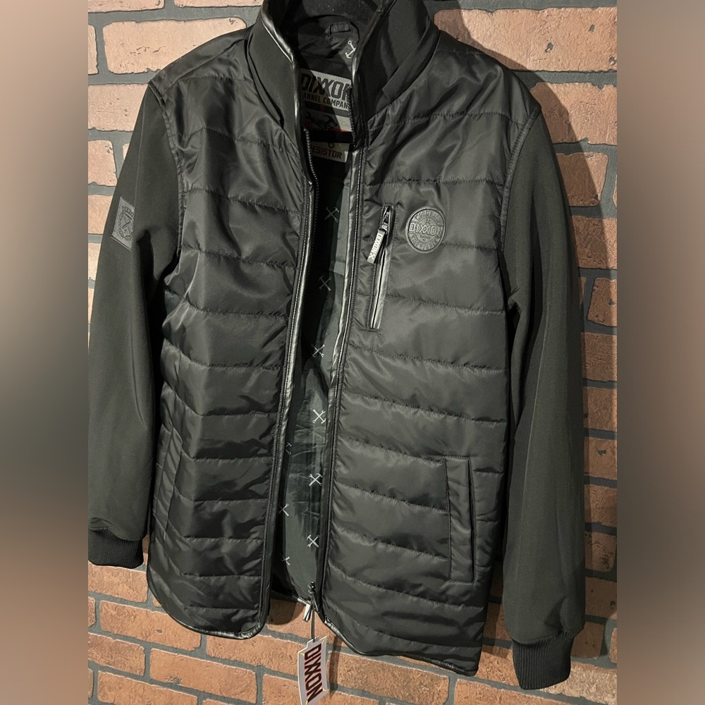 DIXXON Black Quilted Tech Jacket
